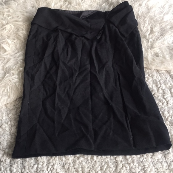 Alexander McQueen Foldover Pencil Skirt - Picture 2 of 5